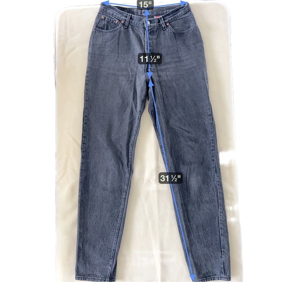 Vintage Levi's Womens High Rise Mom Jeans Stonewashed USA Size 13 M - Picture 4 of 10